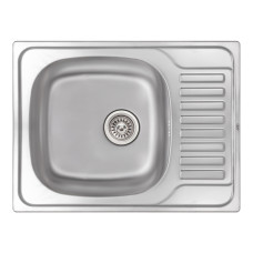 Кухонна мийка Qtap 6550 Micro Decor 0,8 мм (QT6550MICDEC08)