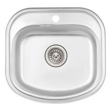 Кухонна мийка Qtap 4947 Satin 0,8 мм (QT4947SAT08)