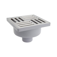 Трап ANI Plast TA5212EU вертикальний з нержавіючою решіткою 150х150