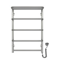 Сушарка рушників електрична Lidz Standard shelf (CRM) P5 500x700 RE з полицею