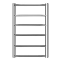 Водяной полотенцесушитель Lidz Trapezium (CRM) D38/25 500x800 P6