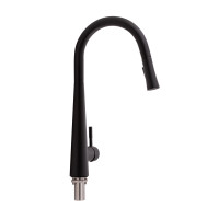 Змішувач для кухні з висувним виливом Qtap Evicka 9135103UB