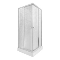 Набір Qtap душова кабіна Presto WHI1099SP5 Pear + піддон Unisquare 309915