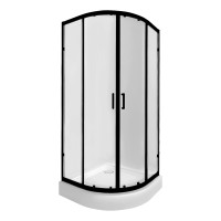 Набір Qtap душова кабіна Taurus BLA1099AC6 Clear + піддон Uniarc 309915