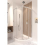 Набір Qtap душова кабіна Taurus CRM1011AC6 Clear + піддон Uniarc 301115