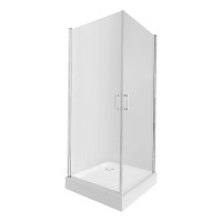 Набір Qtap душова кабіна Gemini CRM1099SC6 Clear + піддон Unisquare 309915