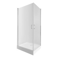 Набір Qtap душова кабіна Gemini CRM1018RC6 Clear + піддон Unirect 301815