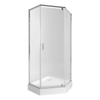 Набір Qtap душова кабіна Scorpio CRM10995-AC6 Clear + піддон Leoscorp 309915