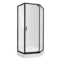 Набір Qtap душова кабіна Scorpio BLA10995-AC6 Clear + піддон Leoscorp 309915