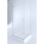 Набор Qtap душевая кабина Aquarius CRM1099SC6 Clear + поддон Unisquare 309915