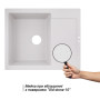 Кухонна мийка Lidz 625x500/200 STO-10 (LIDZSTO10625500200)