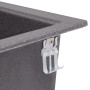 Кухонна мийка Lidz 460х515/200 GRE-04 (LIDZGRE04460515200)