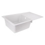 Кухонна мийка Lidz 780x435/200 WHI-01 (LIDZWHI01780435200)