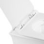 Унітаз підвісний Qtap Virgo безобідковий з сидінням Slim Soft-close QT1833051ERW