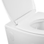 Унітаз підвісний Qtap Leo безобідковий з сидінням Slim Soft-close QT11331002ERW