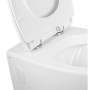 Унітаз підвісний Qtap Leo безобідковий з сидінням Slim Soft-close QT11331002ERW