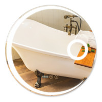 Дзеркало Qtap Mideya з антизапотіванням (DC-F804) 600х600 QT2078F804W