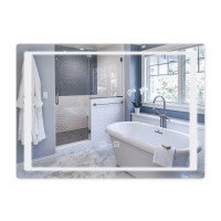 Дзеркало Qtap Mideya з антизапотіванням (DC-B902) 700х500 QT2078B902W