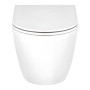 Унітаз підвісний Qtap Scorpio безобідковий з сидінням Slim Soft-close QT1433053ERW