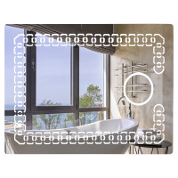 Дзеркало Lidz 140.08.02 700х500