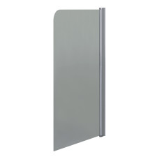 Штора на ванну Lidz Brama SS80x140R.CRM.TR скло прозоре 6 мм, права