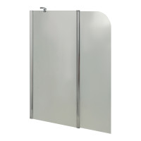 Штора на ванну Lidz Brama SS120x140L.CRM.TR скло прозоре, 6 мм, ліва