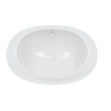 Раковина Qtap Leo 660x425x250 White з донним клапаном QT11114032W