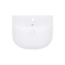 Раковина підвісна моноблок Qtap Leo 540х450х430 White з донним клапаном QT111101GW