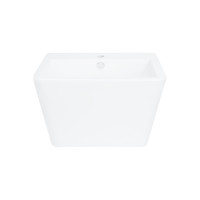 Раковина підвісна моноблок Qtap Tern 565х445х385 White з донним клапаном QT1711003GW