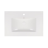 Раковина Qtap Albatross New 710x465x180 White с донным клапаном QT0111750670W