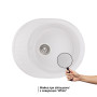 Кухонна мийка Qtap CS 6151 White (QT6151WHI650)