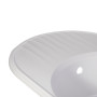 Кухонна мийка Qtap CS 7451 White (QT7451HI650)
