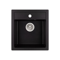 Кухонная мойка Qtap CS 5046 Black (QT5046BLA404)
