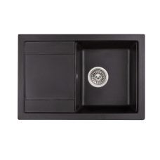 Кухонна мийка Qtap CS 7449 Black (QT7449BLA404)