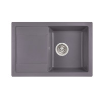 Кухонная мойка Qtap CS 7449 Grey (QT7449GRE471)