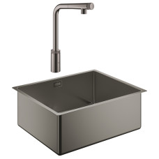 Набір Grohe мийка кухонна K700 31574AL0 + змішувач Minta Smartcontrol 31613A00