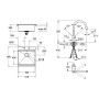 Набор Grohe мойка кухонная K800 31583SD0 + смеситель Minta 32918000