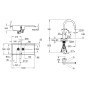 Набор Grohe мойка кухонная K400 31642AT0 + смеситель Eurosmart Cosmopolitan 31481001