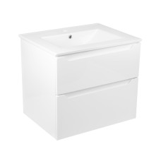 Комплект Qtap Scorpio 710х585х460 White тумба підвісна + раковина урізна QT1472TPВ7013070CW