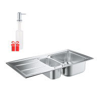 Набір Grohe мийка кухонна K400 31567SD0 + дозатор для миючого засобу Contemporary 40536000