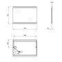 Зеркало Qtap Tern 500х700 с LED-подсветкой QT177812085070W