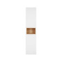 Пенал подвесной Qtap Robin 350х1650х316 White/Whitish oak QT1376PP1651RWWO