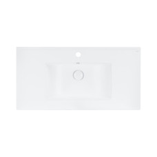Раковина Qtap Albatross New 910x470x180 White з донним клапаном QT0111750690W