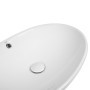 Раковина-чаша Qtap Dove 625х415х150 White с донным клапаном QT06113077W