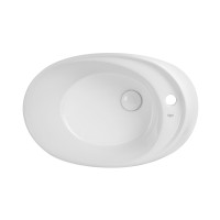 Раковина Qtap Scorpio 590х380х190 White з донним клапаном QT14111037W