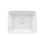 Раковина-чаша Qtap Tern 475х370х140 White з донним клапаном QT17112074W