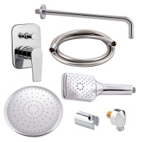 Комплект 5 в 1 душова система прихованого монтажу Qtap 105