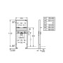 Інсталяція для раковини Grohe Rapid SL 38554001