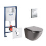Набір інсталяція 4 в 1 Grohe Rapid SL 38772001 + унітаз з сидінням Qtap Robin QT1333046ENRMB