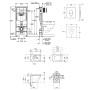 Набір інсталяція 4 в 1 Grohe Rapid SL 38721001 + унітаз з сидінням Qtap Tern QT1733052ER